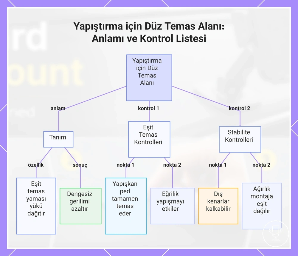 Yapıştırma için Düz Temas Alanı: Anlamı ve Kontrol Listesi