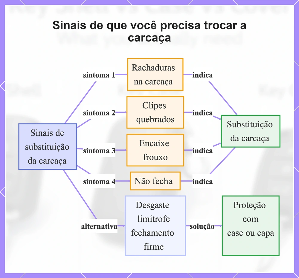 Sinais de que você precisa trocar a carcaça