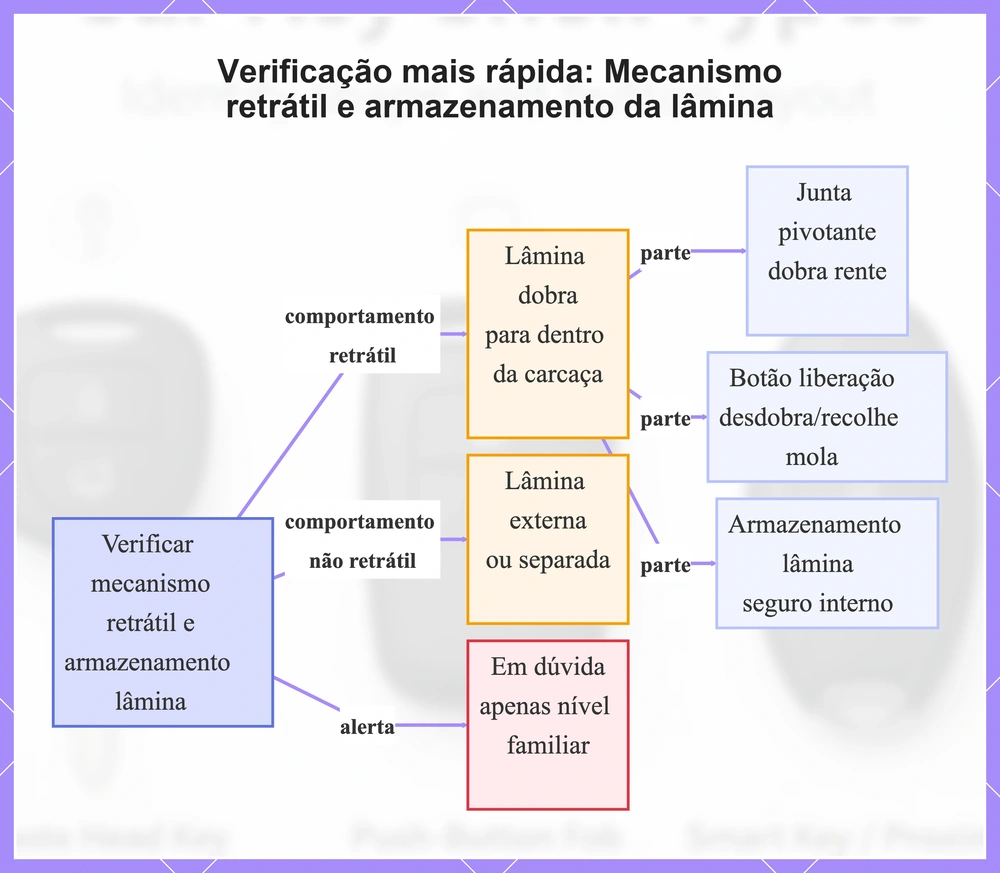 Verificação mais rápida: Mecanismo retrátil e armazenamento da lâmina
