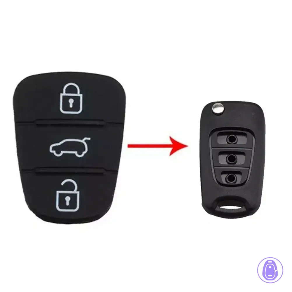 Citroën C2 C3 C4 C5 Xsara Picasso Berlingo için 3 tuş lastiği