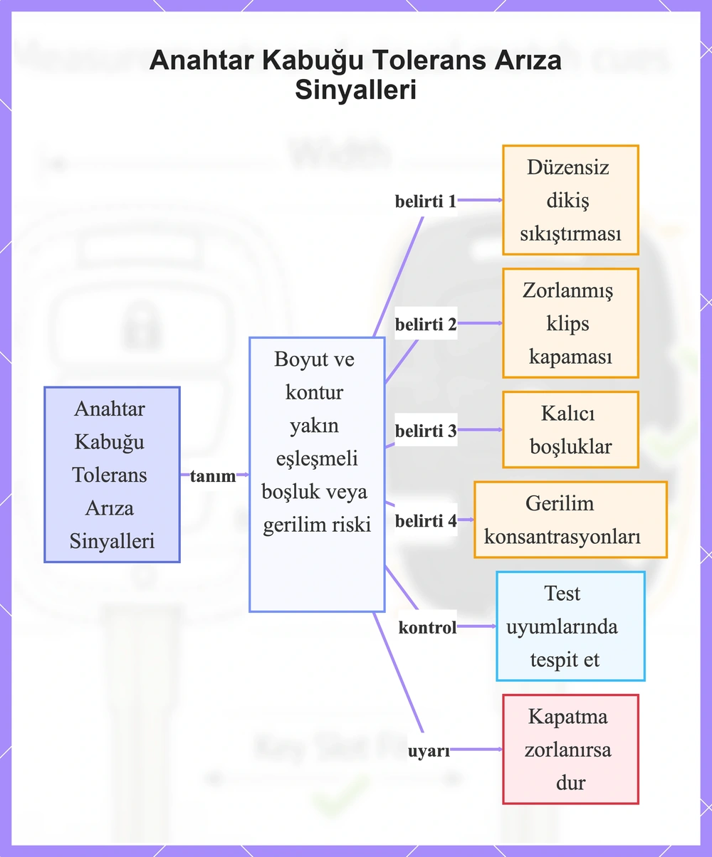 Anahtar Kabuğu Tolerans Arıza Sinyalleri