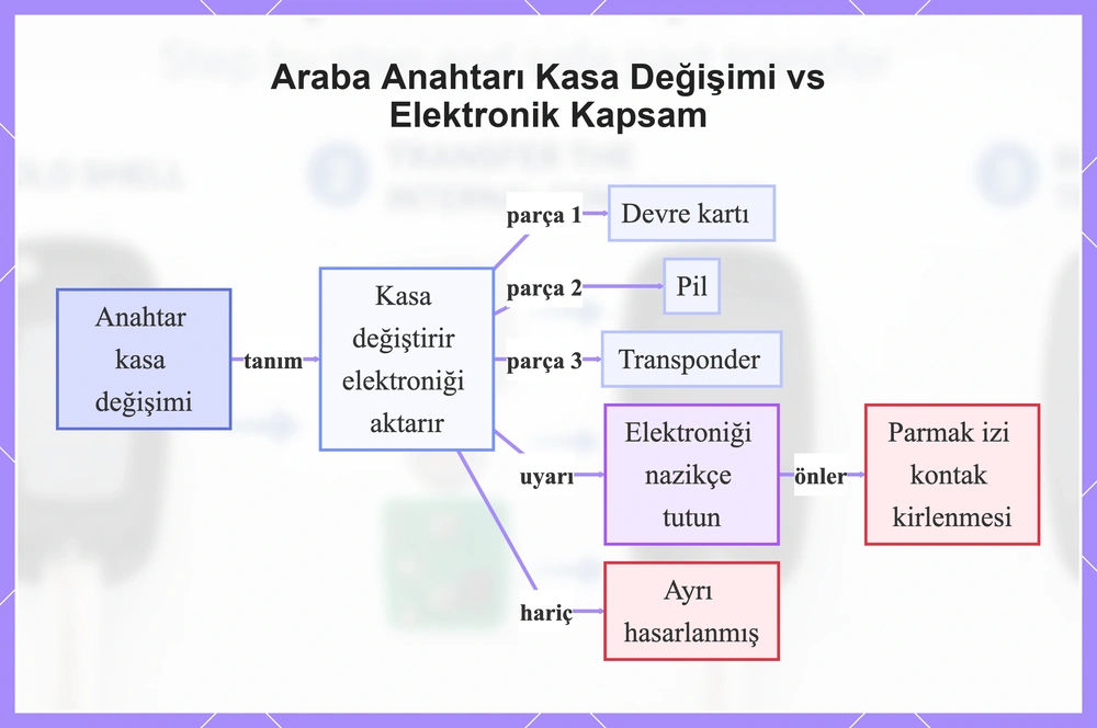 Araba Anahtarı Kasa Değişimi vs Elektronik Kapsam