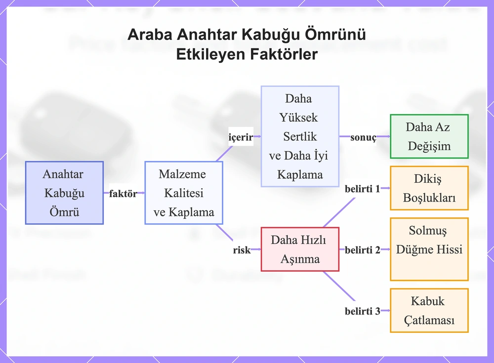 Araba Anahtar Kabuğu Ömrünü Etkileyen Faktörler