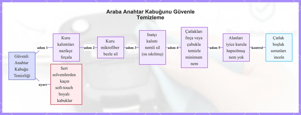 Araba Anahtar Kabuğunu Güvenle Temizleme