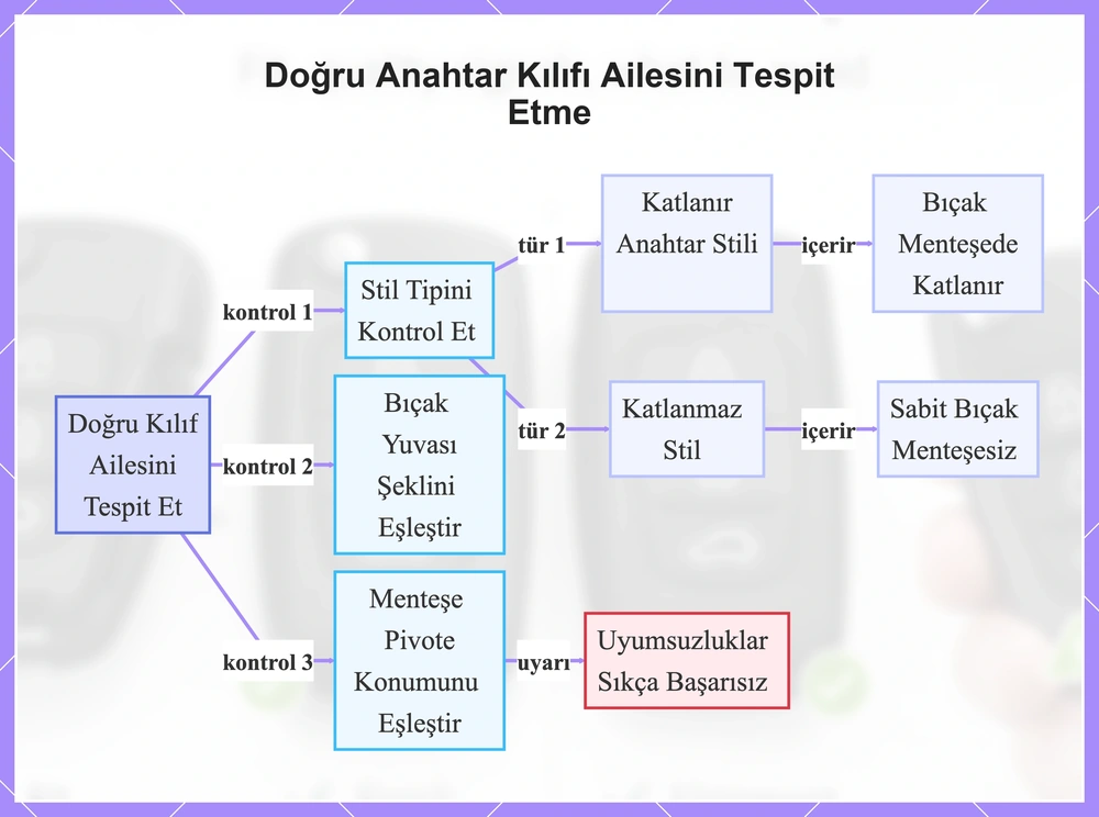 Doğru Anahtar Kılıfı Ailesini Tespit Etme