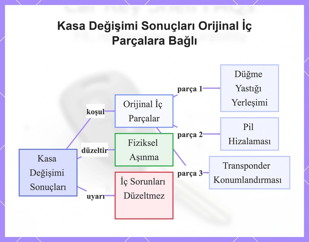 Kasa Değişimi Sonuçları Orijinal İç Parçalara Bağlı